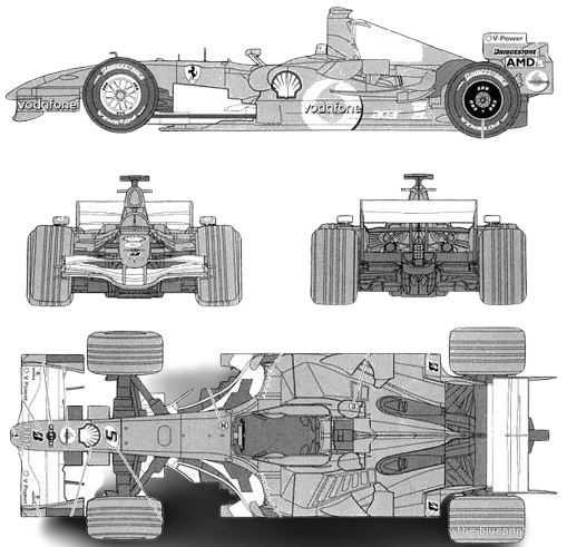 planta carro F1